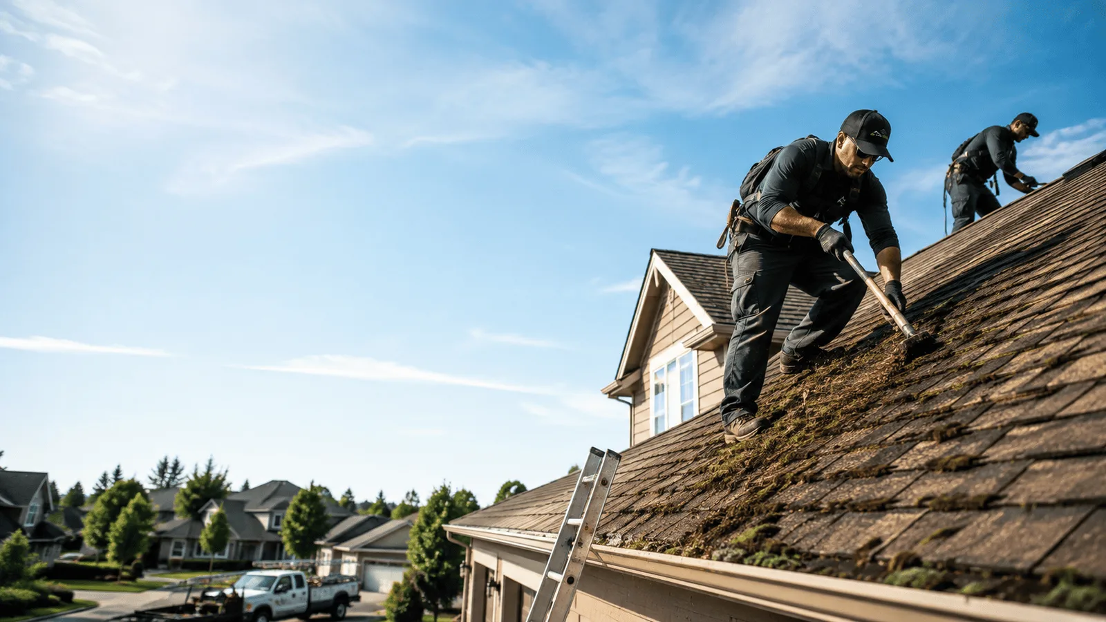 Roof Moss Removal in Clayton, MI near me